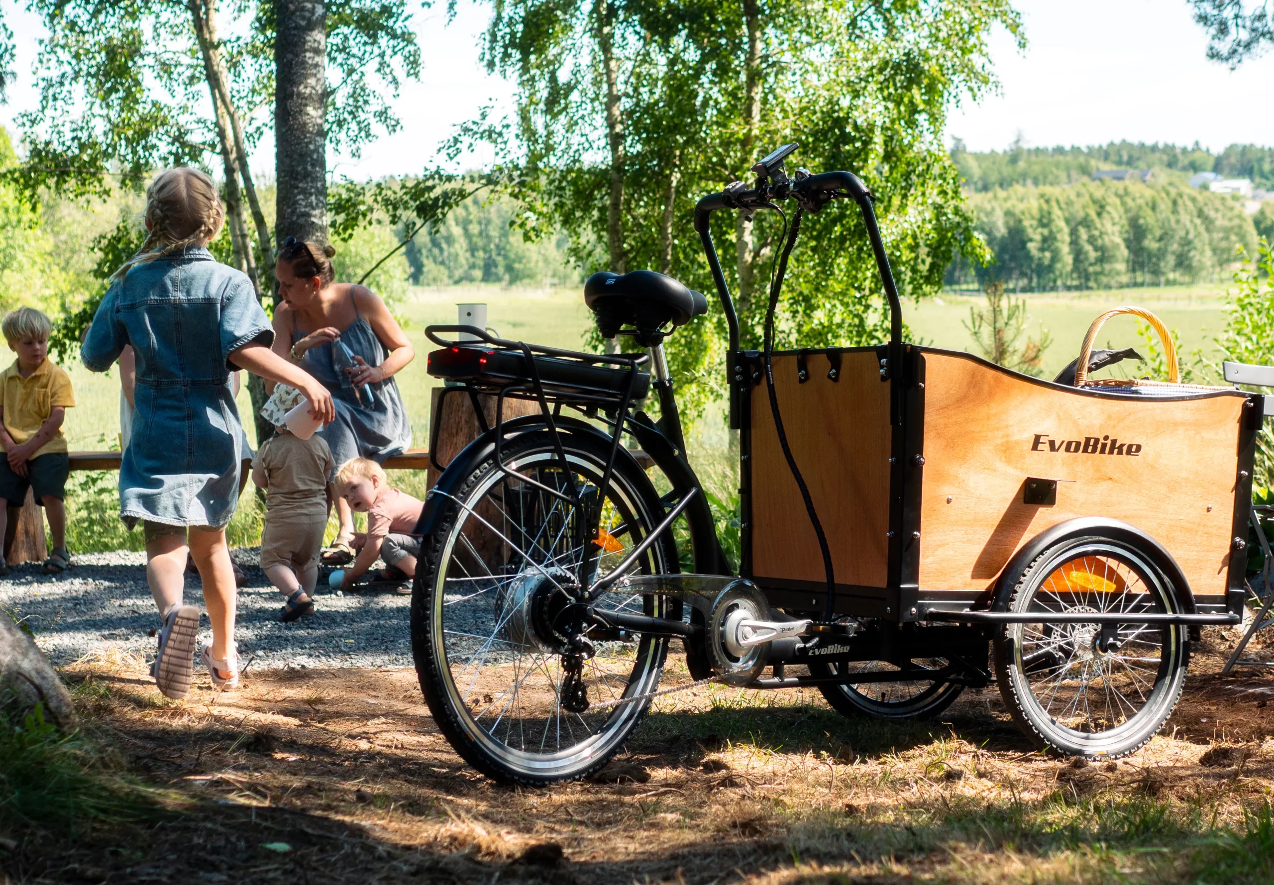 EvoBike Cargobike Pro elcykel med låda