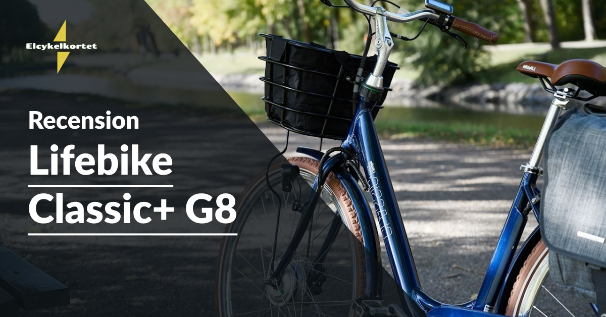 Lifebike Classic+ G8 test recension elcykelkortet